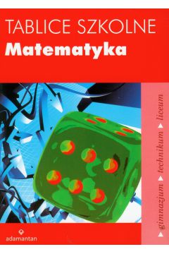 Tablice szkolne matematyka 2011 czerwone-adamantan
