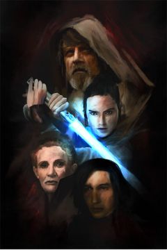 Star Wars Gwiezdne Wojny - The last Jedi - plakat premium 42x59,4 cm