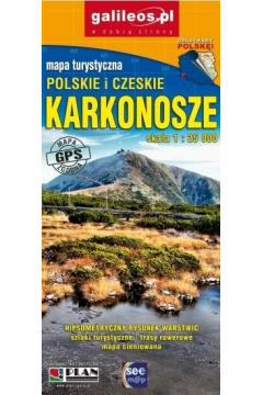 Polskie i czeskie Karkonosze. Mapa turystyczna 1:25 000