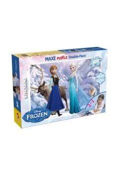 Puzzle 108 dwustronne Maxi Frozen. Kraina lodu
