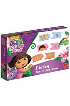 Gra Puzzle Liczby - Dora Poznaje wiat. ALEXANDER