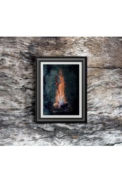 Dark Souls - Bonfire - plakat 40x50 cm