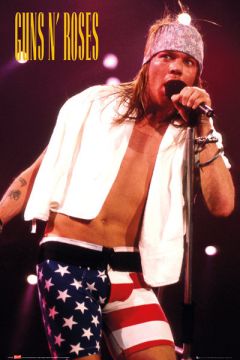 Guns N' Roses - Axl Rose - plakat
