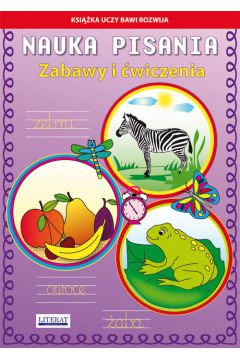 Nauka pisania Zabawy i wiczenia Zebra