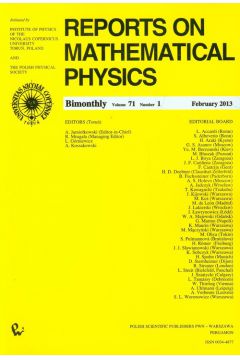 Reports on Mathematical Physics 71/1/2013