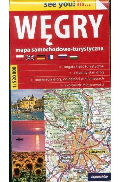 Wgry - mapa samochodow-turystyczna 1:520 000 (papier)
