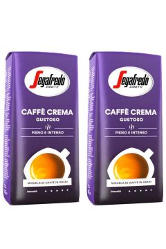 Segafredo Kawa Ziarnista Caffe Crema Gustoso Zestaw 2 X 1 Kg