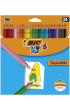 Bic Kredki Kids Tropicolors 24 kolorw