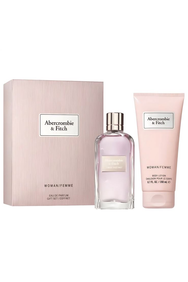 Abercrombie Fitch Zestaw Woda Perfumowana First Instinct Woman Balsam Do Cia A Ml