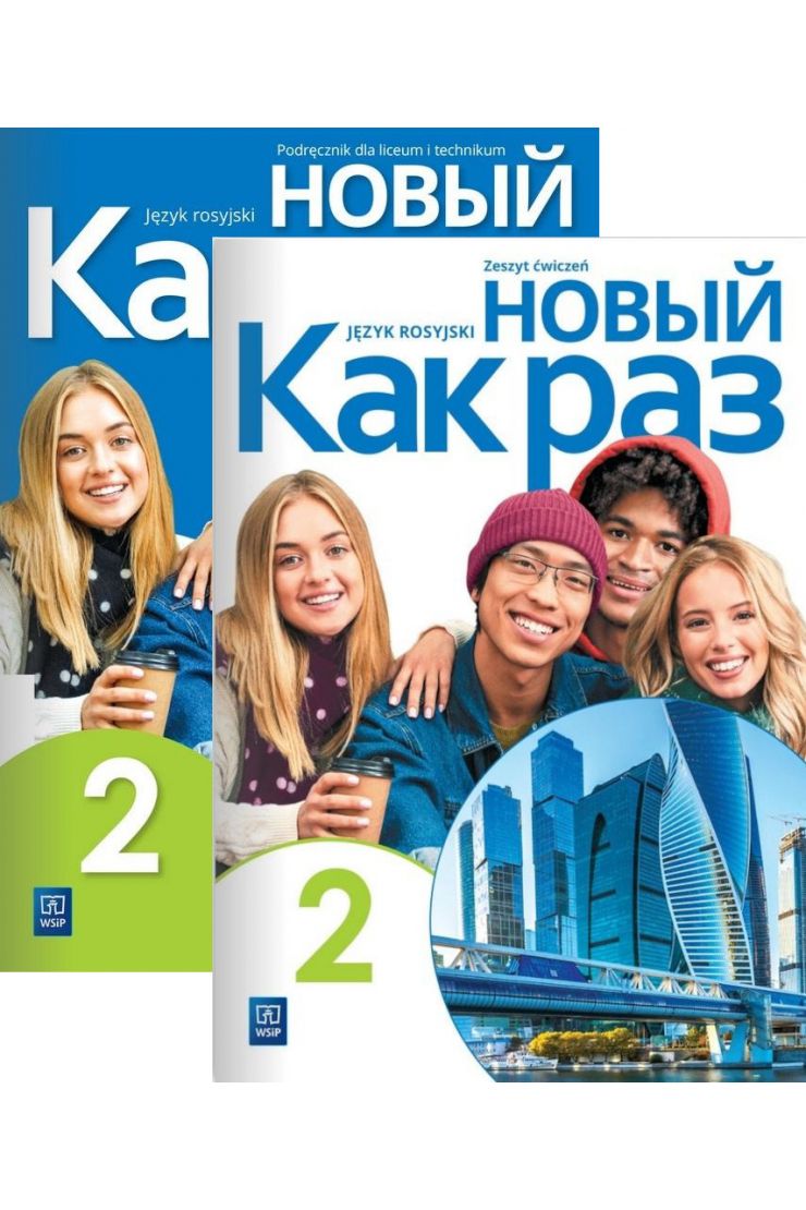 Pakiet Nowyj Kak raz 2. Podręcznik i zeszyt ćwiczeń do języka