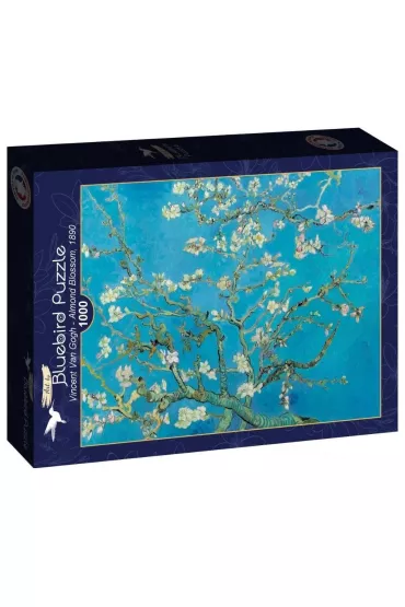Puzzle 1000 el. Kwitn�ce drzewo migda�owca Vincent van Bluebird Puzzle