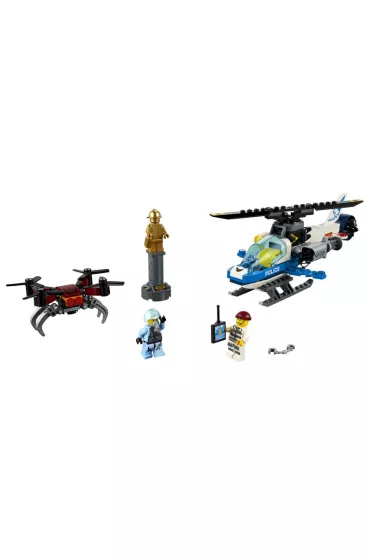 LEGO City Po�cig policyjnym dronem 60207