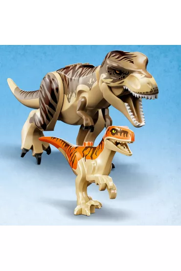 LEGO Jurassic World Ucieczka tyranozaura i atrociraptora 76948