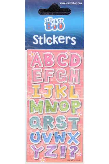 Sticker Boo Naklejki Literki 6,6 x 12,6 cm
