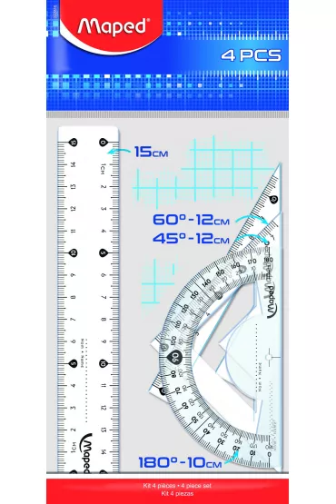 Maped Zestaw geometryczny Start Maxi 4 elementy