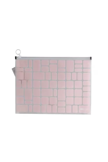 Happy Color Teczka z tworzywa z suwakiem TRENDY, Soft Pink, B4