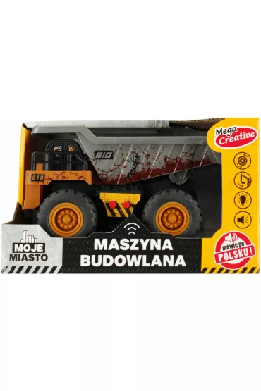 Maszyna budowlana Wywrotka Moje Miasto MEGA CREATIVE 520396