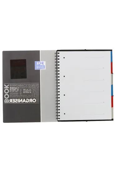 Oxford Ko�onotatnik Organiserbook A4 kratka 80 kartek