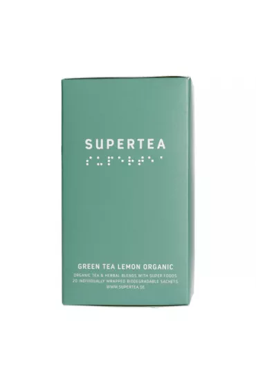Teministeriet Supertea Green Tea Lemon Organic Herbata zielona 20 szt.