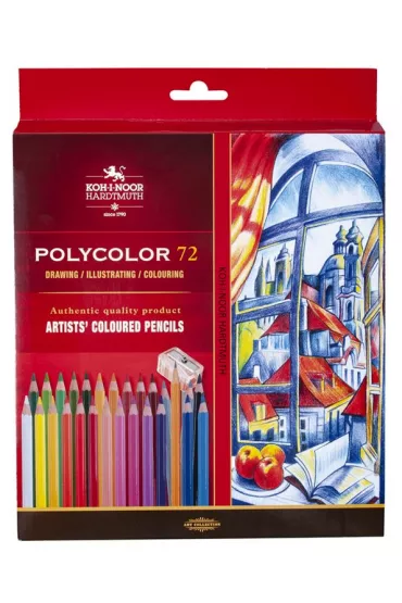 Koh-I-Noor Kredki o��wkowe Polycolor 3837 72 szt.