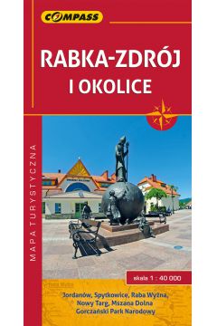 Mapa turystyczna Rabka-Zdrj i okolice 1:40 000
