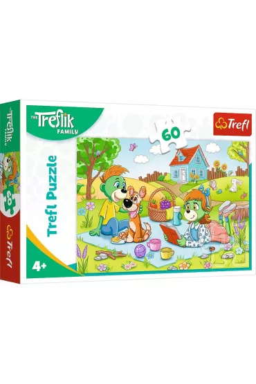 Puzzle 60 el. Przygody Rodziny Treflik�w