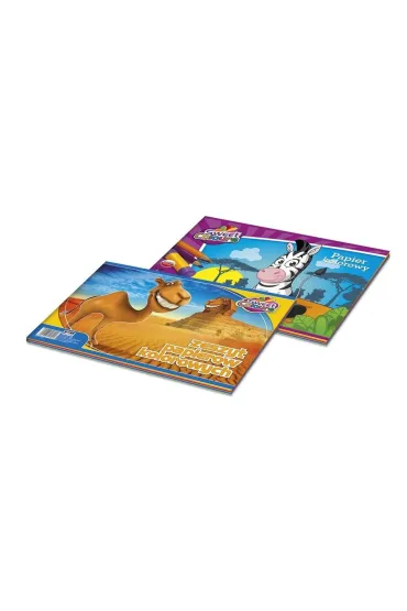 Koma-Plast Zeszyt papier�w kolorowych A4