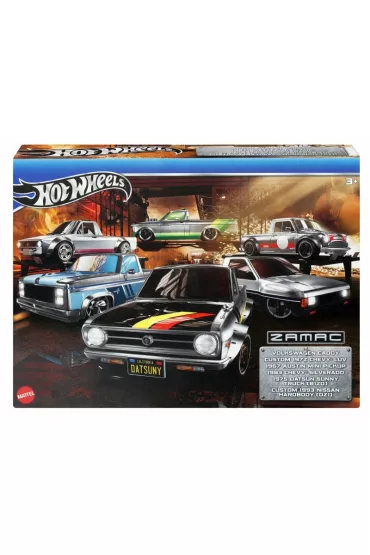 Hot Wheels Wielopak Zamac Zestaw 6 metal pojazdw Mattel