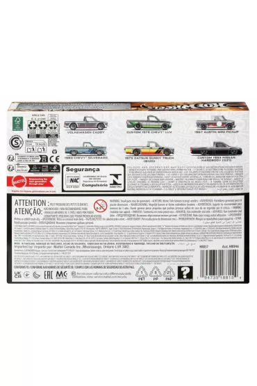 Hot Wheels Wielopak Zamac Zestaw 6 metal pojazdw Mattel