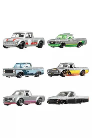 Hot Wheels Wielopak Zamac Zestaw 6 metal pojazdw Mattel