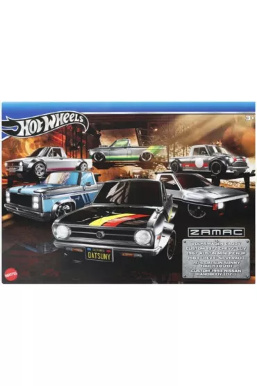 Hot Wheels Wielopak Zamac Zestaw 6 metal pojazdw Mattel