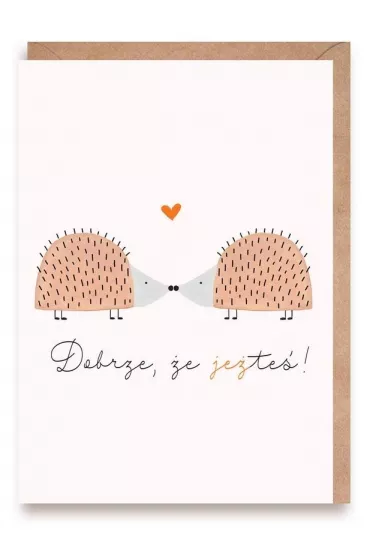 Cardie Walentynka Dobrze �e je�te� + eko koperta