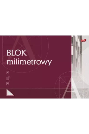 St. Majewski Blok milimetrowy A3 20 kartek