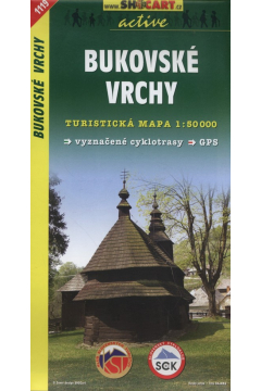 Bukovske Vrchy Mapa turystyczna 1:50 000