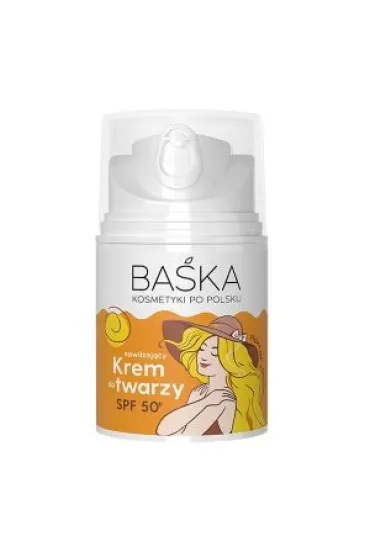 Ba�ka Kosmetyki Po Polsku Krem do twarzy SPF 50+ nawil�aj�cy 50 ml