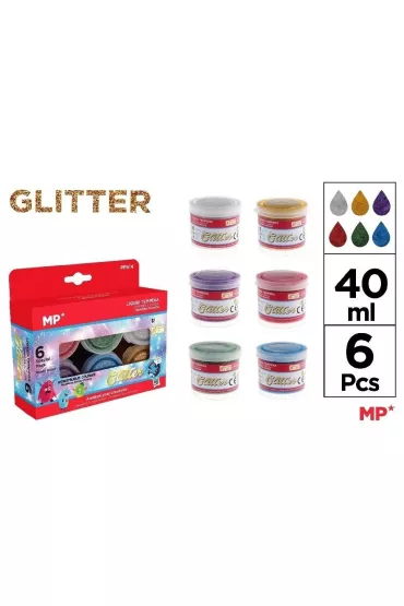 Mp Main Paper Farba plakatowa tempera 6x40ml