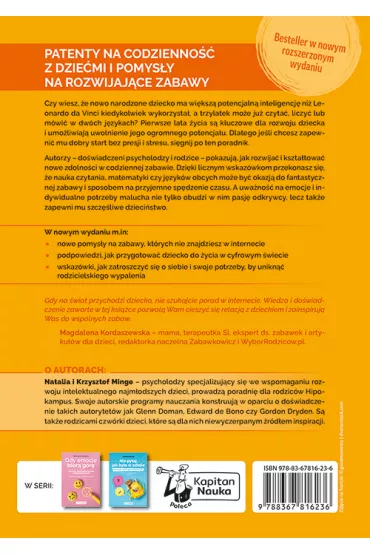 Jak wspiera� rozw�j dziecka Gry i zabawy rozwijaj�ce zdolno�ci - Krzysztof Minge, Natalia Minge