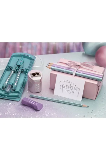 Faber-Castell O��wek jumbo sparkle metallic fioletowy