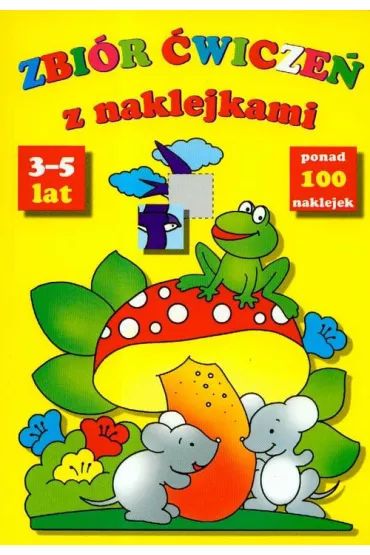 Zbi�r �wicze� z naklejkami 3 - 5 lat