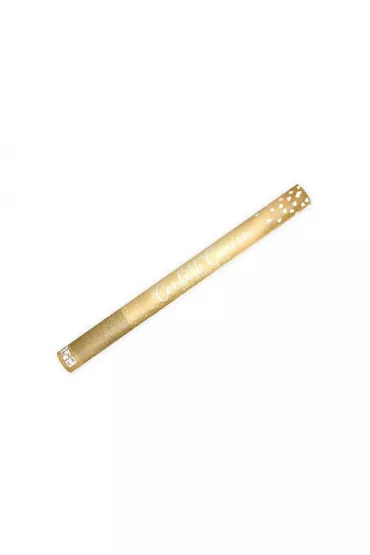 PartyDeco Tuba ze z�otymi sercami 60 cm