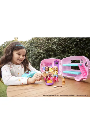 Barbie Przyczepa kempingowa Chelsea + Lalka FXG90 Mattel