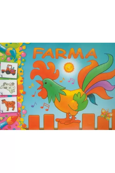 Farma. Malowanka z naklejkami