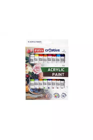 Easy Stationery Farby akrylowe 16x12ml