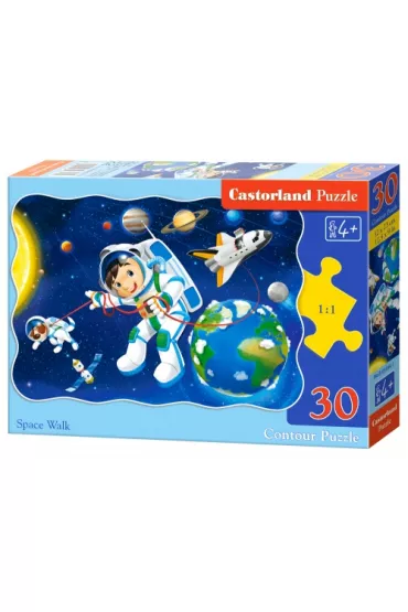 Puzzle 30 el. Spacer w kosmosie Castorland