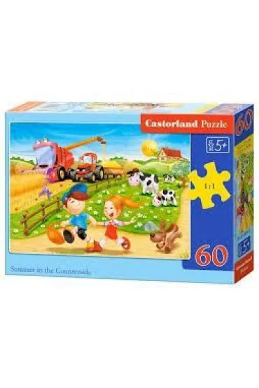 Puzzle 60 el. Lato na wsi Castorland