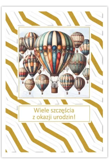Trend Karnet Silver urodziny m�skie