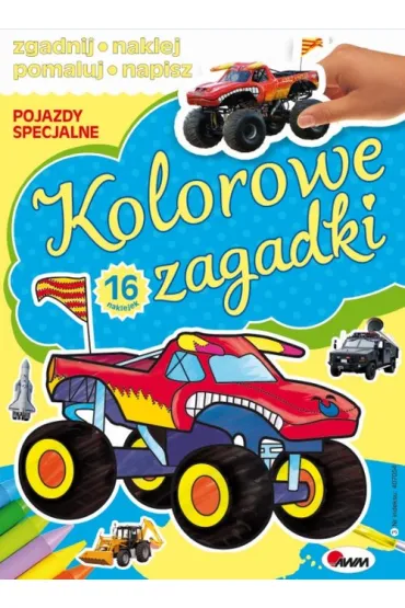 Kolorowe zagadki pojazdy specjalne * * - Piotr Kozera