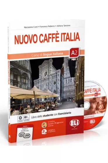 Nuovo Caffe Italia A2 podr�cznik + �wiczenia + materia� online - Adriana Tancorre, Francesco Federico, Nazzarena Cozzi