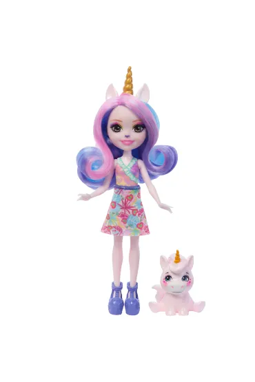 Enchantimals. Lalka Jednoro�ec + zwierz�tko HRX84 Mattel