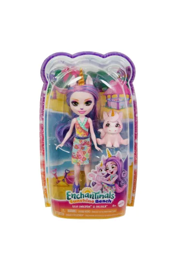 Enchantimals. Lalka Jednoro�ec + zwierz�tko HRX84 Mattel